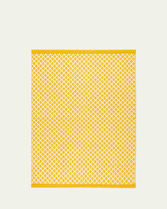 Mainsail Yellow Handwoven Indoor/Outdoor Rug, 5' x 8'